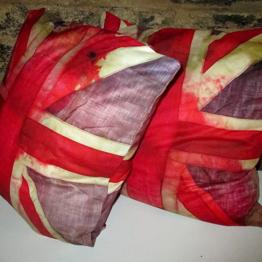 Vivienne Westwood Union jack inspired cushions